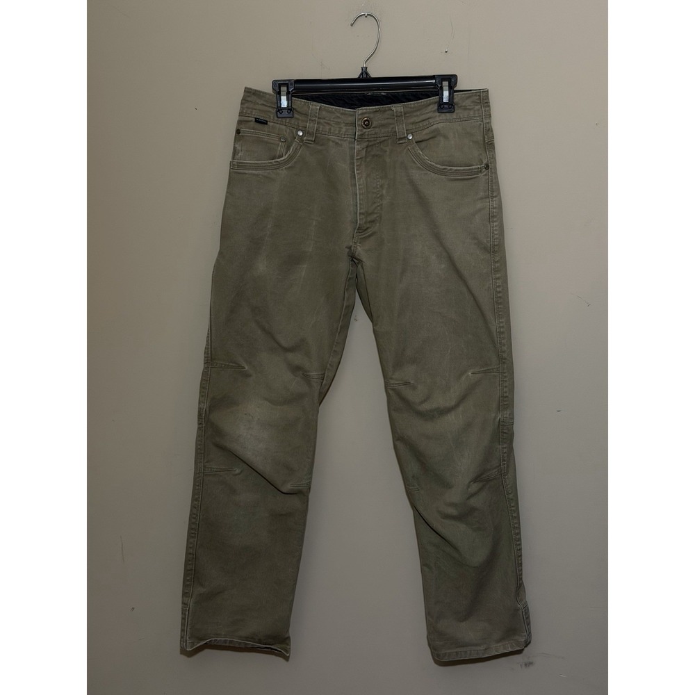 Kuhl Rydr Pants Men's 31x30 (see Pics) Vintage Patina Dye Tan Distressed
